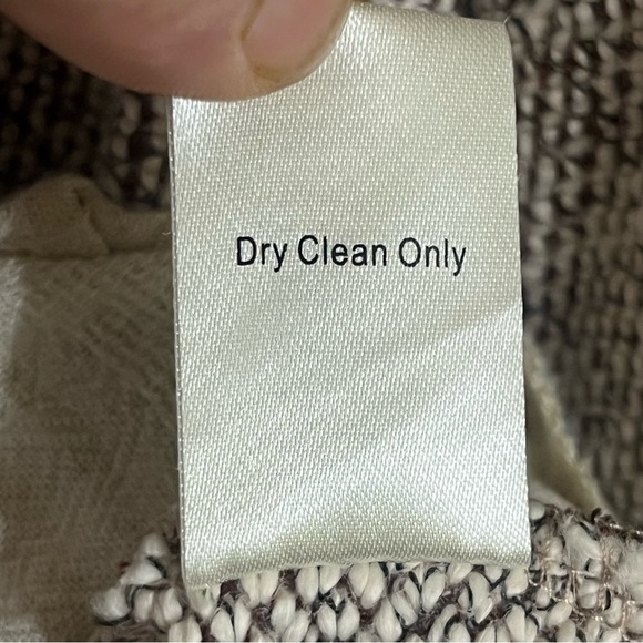 Women’s Blu Pepper Layered Knit Sweater With Linen Plaid Bottom Size Small - Picture 6 of 11